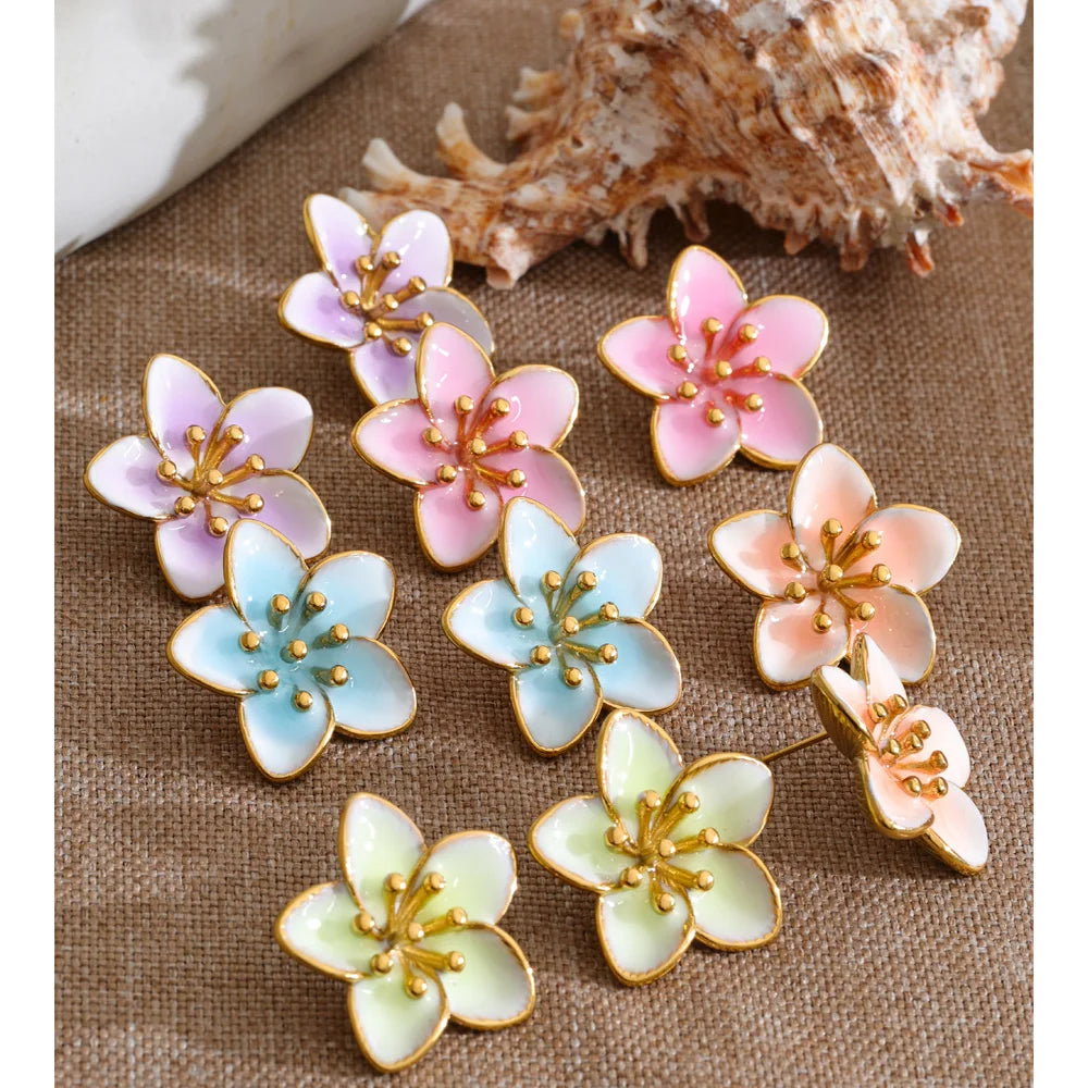 Isalene  Earrings Florence Blossom Stud Earrings