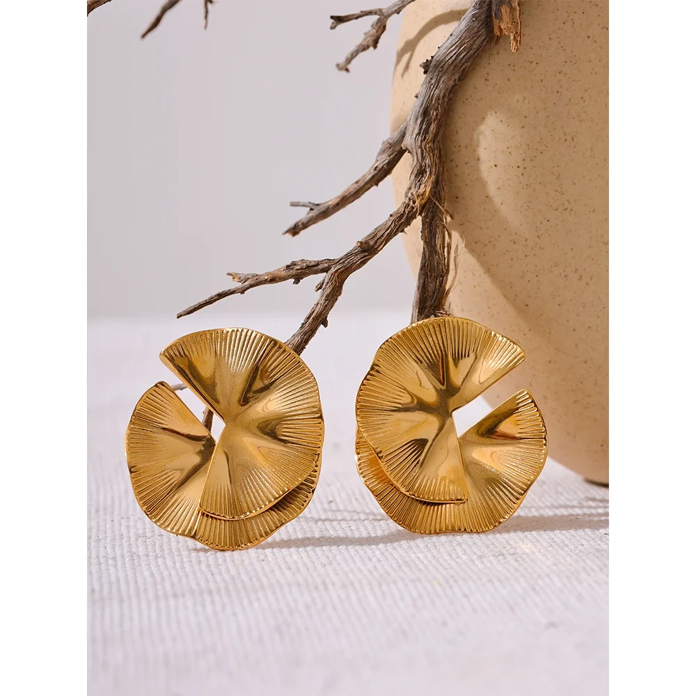 Isalene  Earrings Ginkgo Bloom Earrings