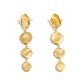 Isalene  Earrings Gold Aurelia Cascade Earrings
