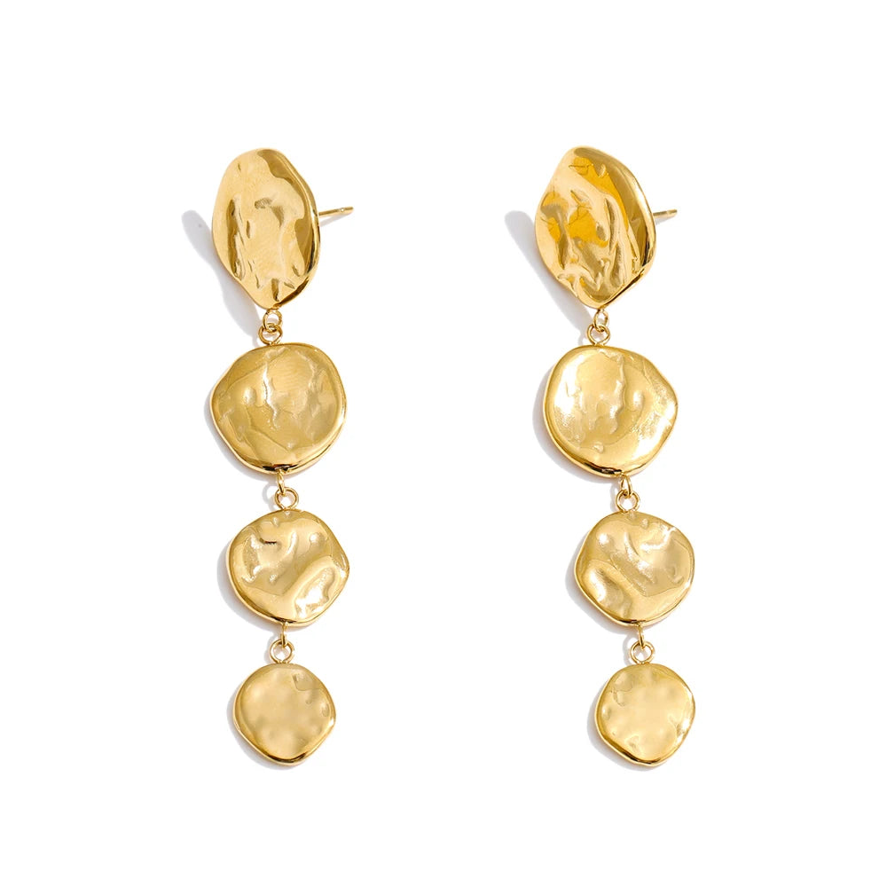 Isalene  Earrings Gold Aurelia Cascade Earrings