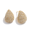 Isalene  Earrings Gold Celeste Radiance Teardrop Earrings