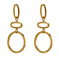 Isalene  Earrings Gold Geometric Drop Earrings