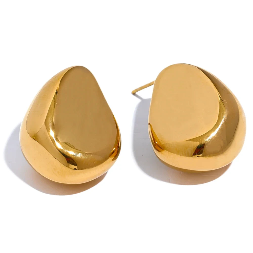 Isalene  Earrings Gold Nova Teardrop Earrings