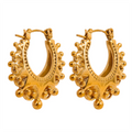 Isalene  Earrings Gold Paloma Hoop Earrings