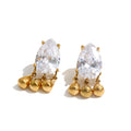 Isalene  Earrings Gold Sienna Teardrop Earrings