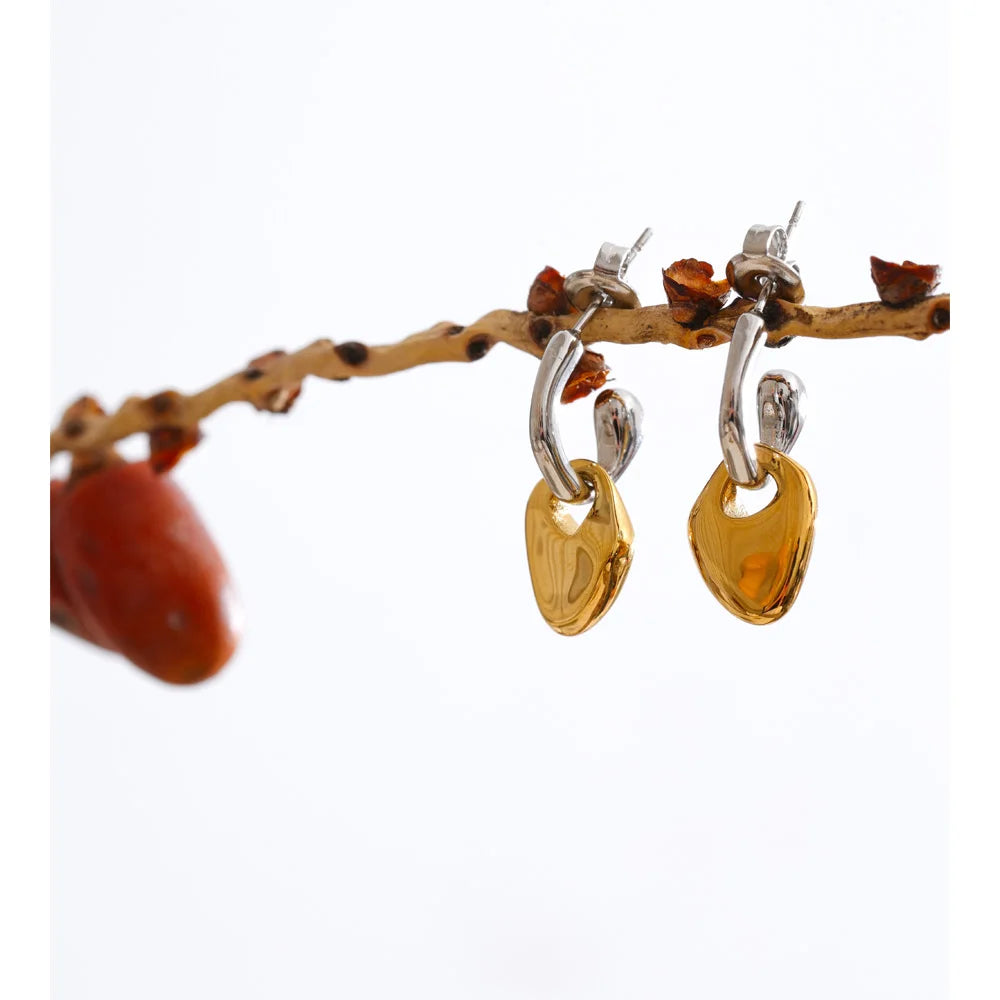 Isalene  Earrings Gold/Silver Sloane Link Earrings