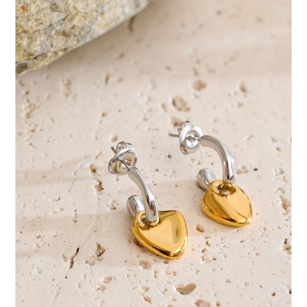 Isalene  Earrings Gold/Silver Sloane Link Earrings