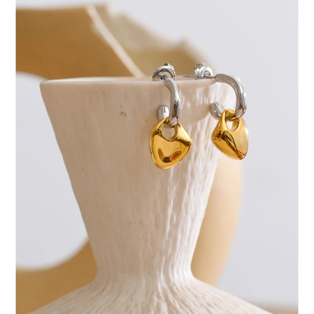 Isalene  Earrings Gold/Silver Sloane Link Earrings