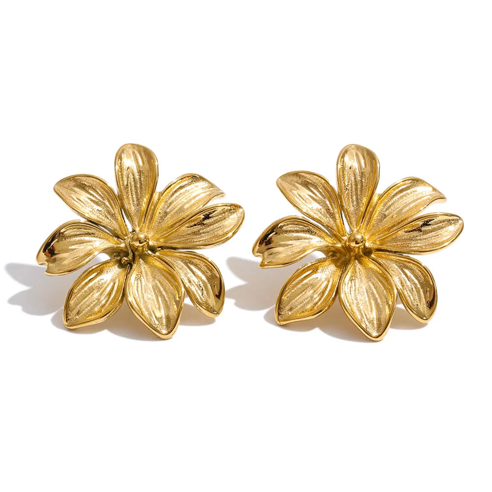 Isalene  Earrings Gold Soleil Bloom Earrings