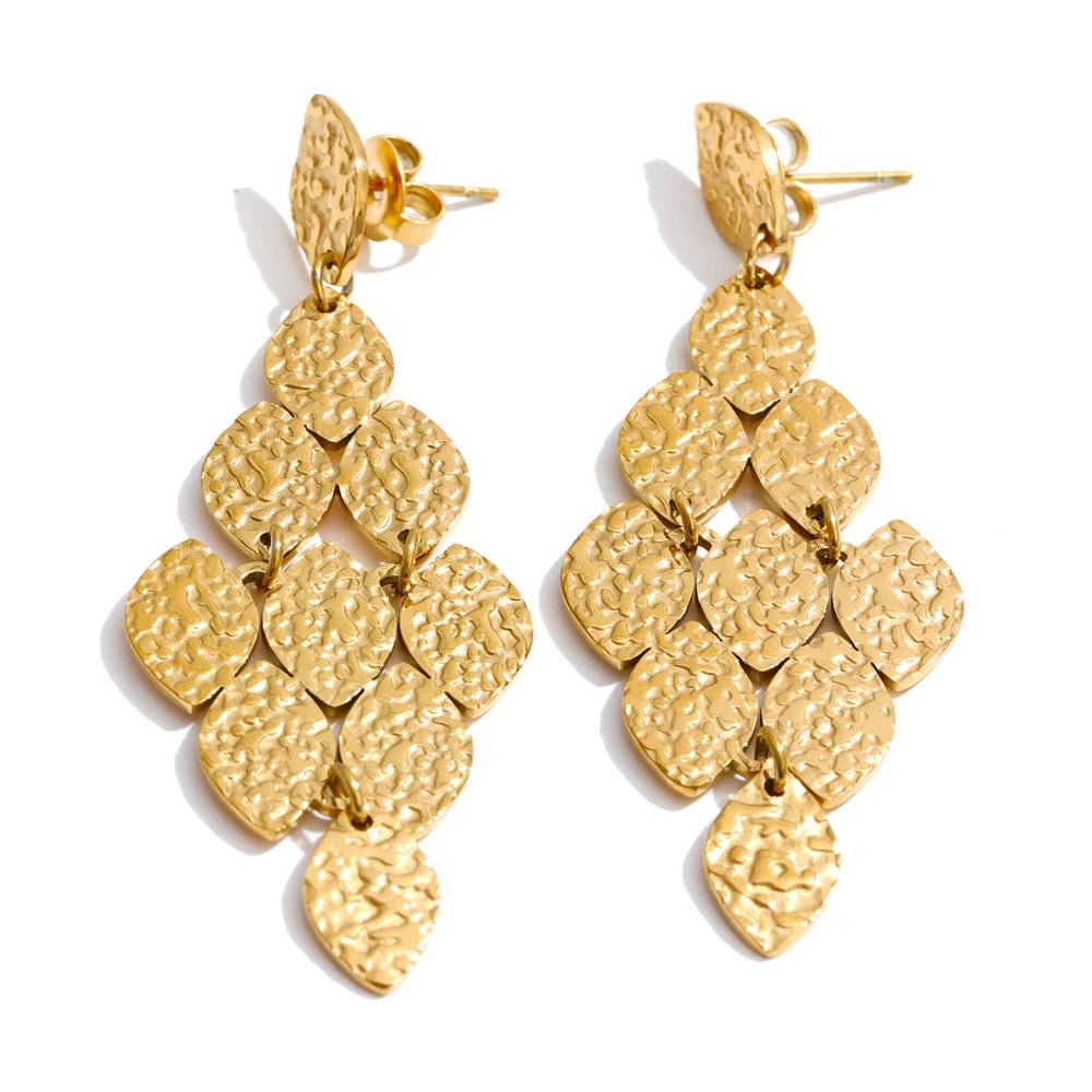 Isalene  Earrings Gold Valencia Cascade Earrings
