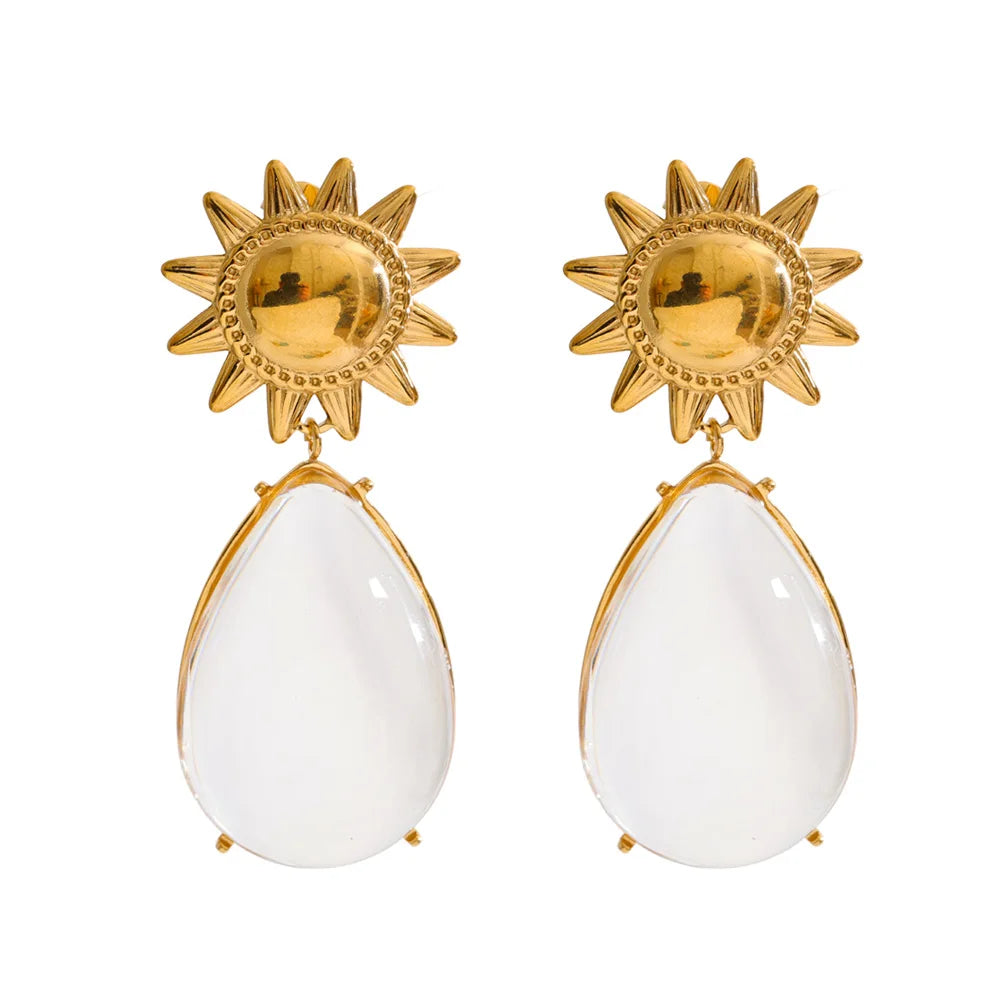 Isalene  Earrings Ivory Soleil Drop Earrings