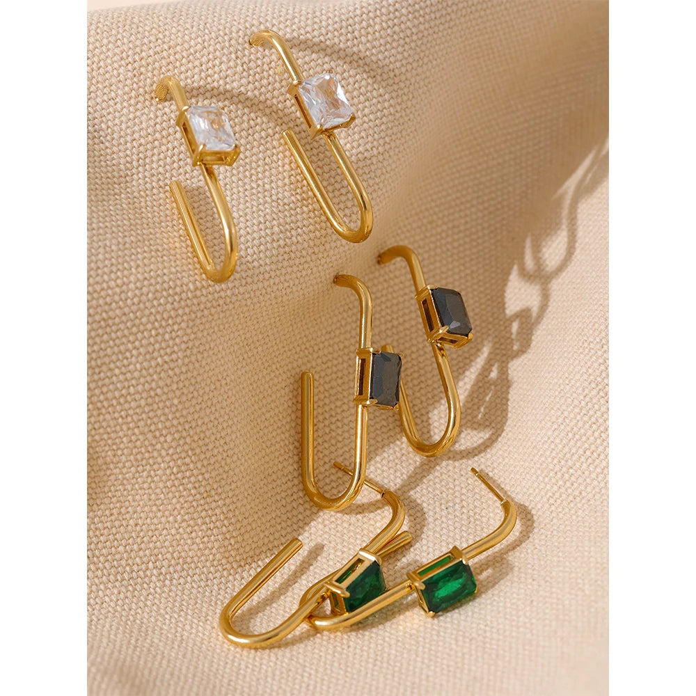 Isalene  Earrings Linear Prism Drop Earrings