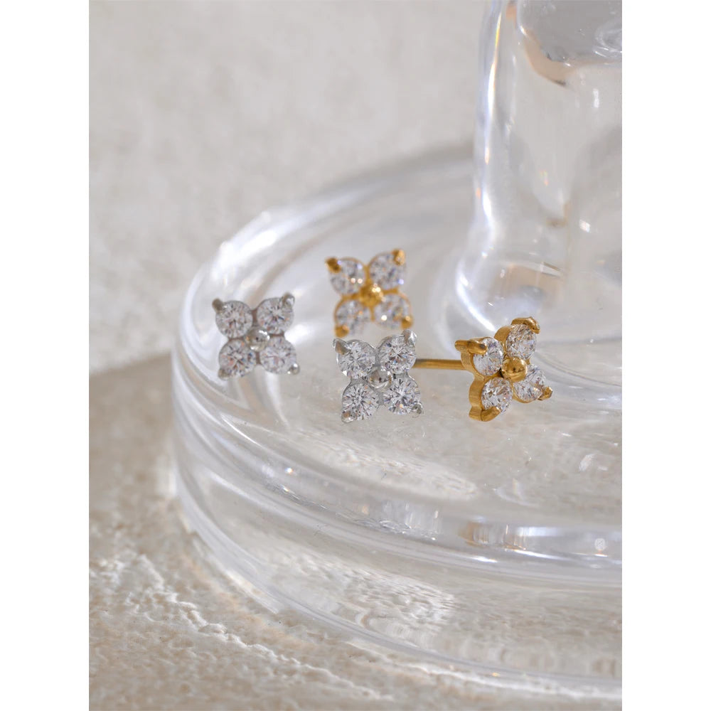 Isalene  Earrings Liora Petal Stud Earrings