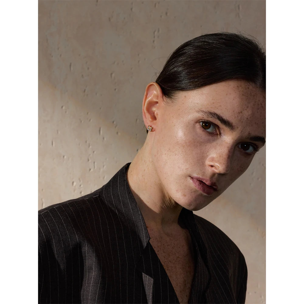 Isalene  Earrings Liora Petal Stud Earrings