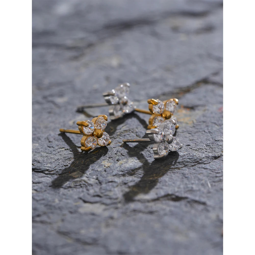 Isalene  Earrings Liora Petal Stud Earrings