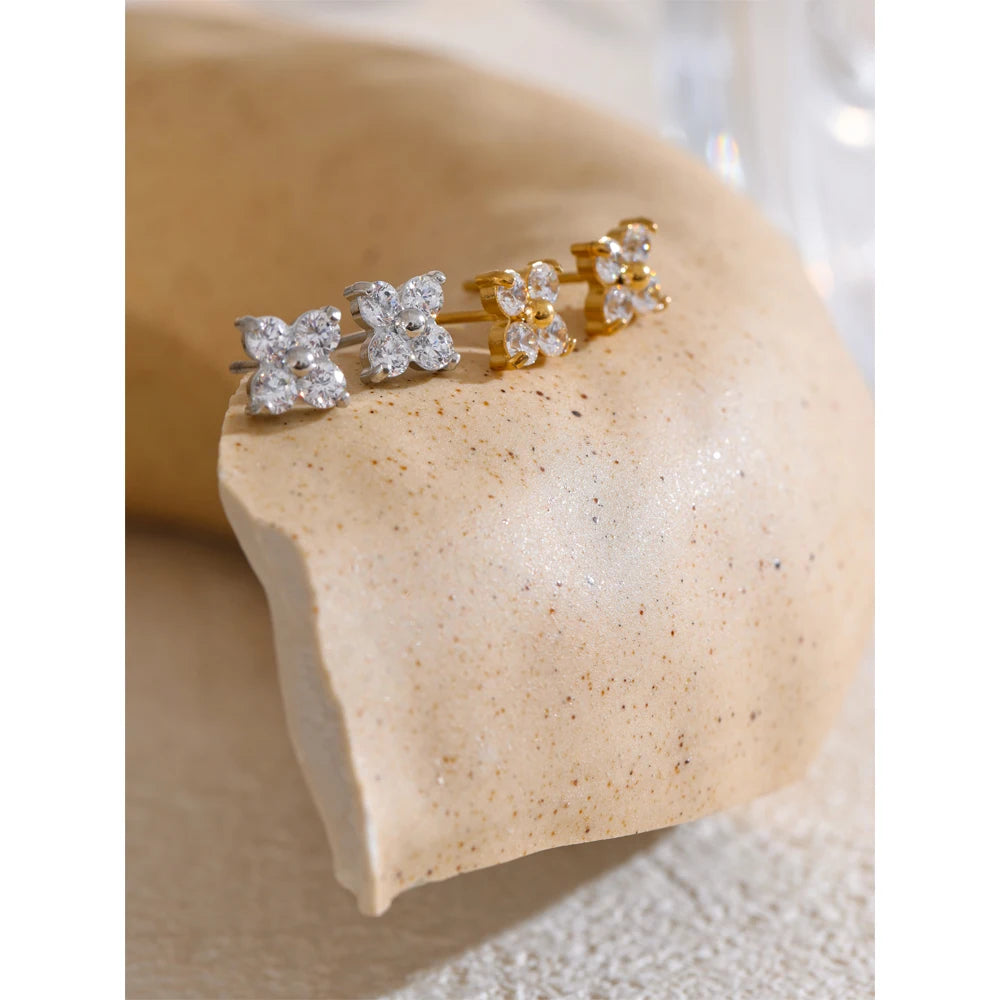 Isalene  Earrings Liora Petal Stud Earrings