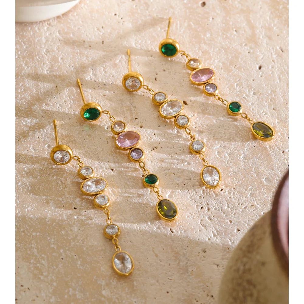 Isalene  Earrings Mila Gem Drop Earrings