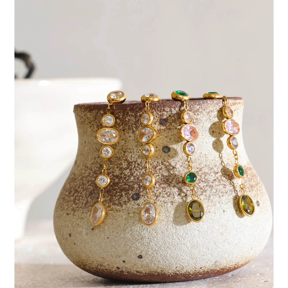 Isalene  Earrings Mila Gem Drop Earrings