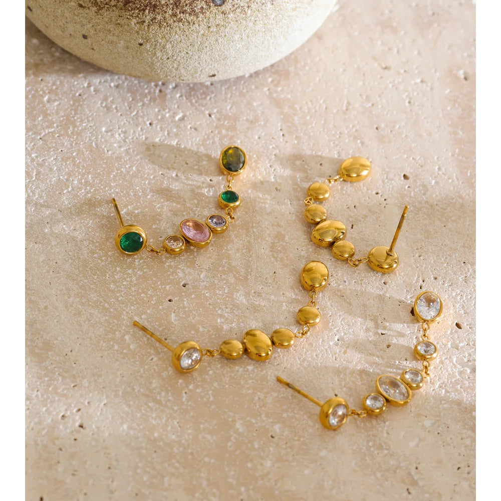 Isalene  Earrings Mila Gem Drop Earrings