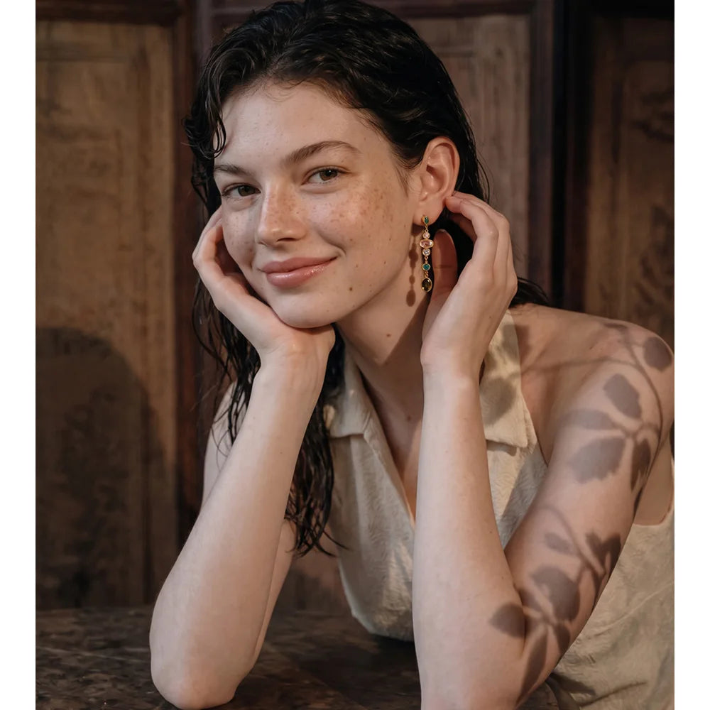 Isalene  Earrings Mila Gem Drop Earrings