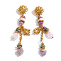 Isalene  Earrings Multicolor Amalfi Coral Earrings