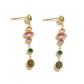Isalene  Earrings Multicolor Mila Gem Drop Earrings