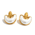 Isalene  Earrings Pearl White Seraphina Pearl Earrings