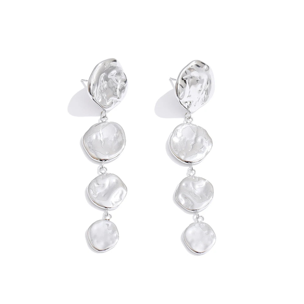 Isalene  Earrings Silver Aurelia Cascade Earrings