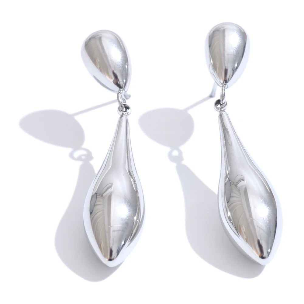 Isalene  Earrings Silver Celeste Teardrop Earrings