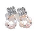 Isalene  Earrings Silver Seraphina Pearl Earrings