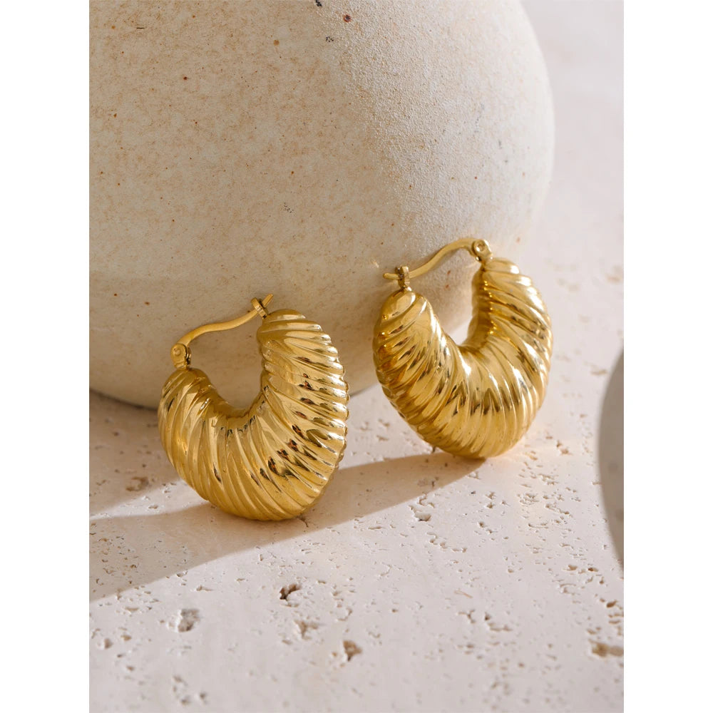 Isalene  Earrings Valencia Hoop Earrings