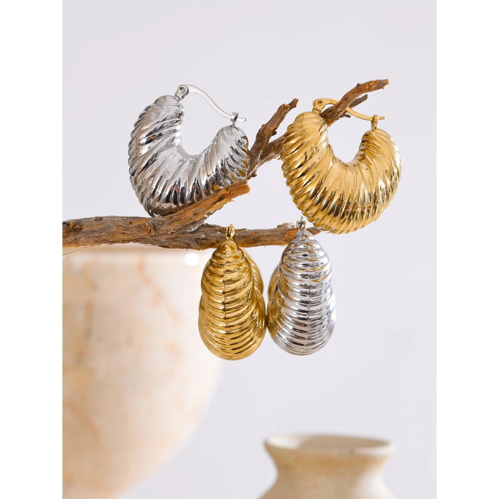 Isalene  Earrings Valencia Hoop Earrings