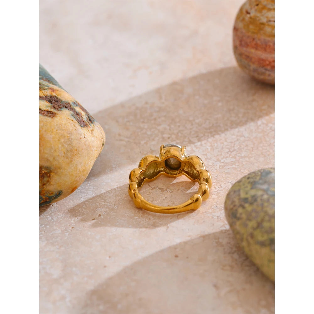Isalene  Marina Gem Bubble Ring