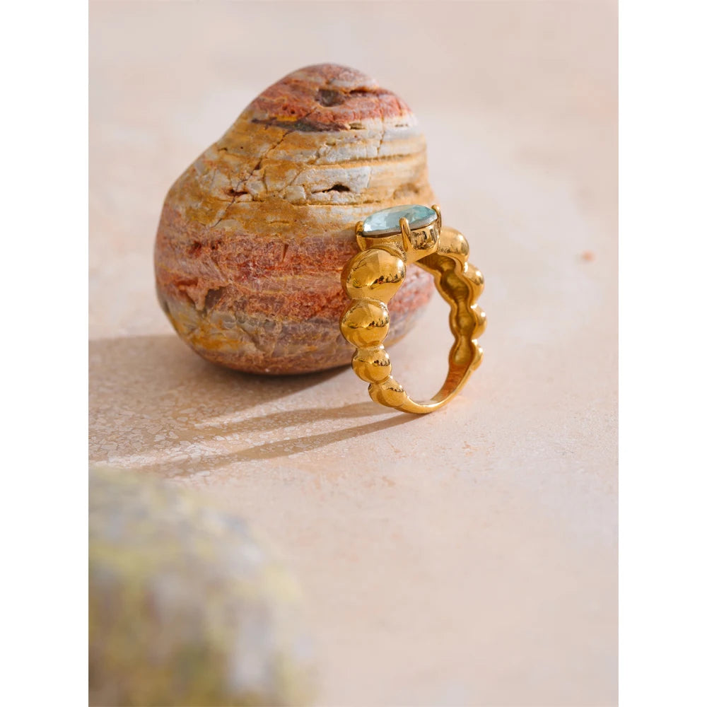Isalene  Marina Gem Bubble Ring