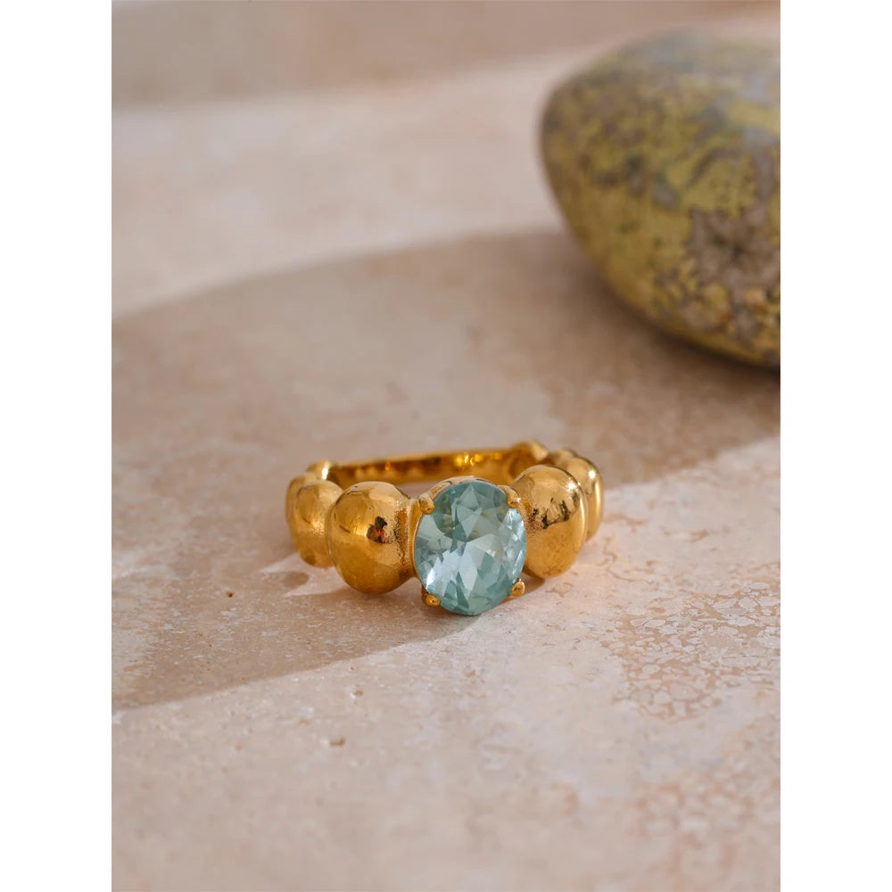 Isalene  Marina Gem Bubble Ring
