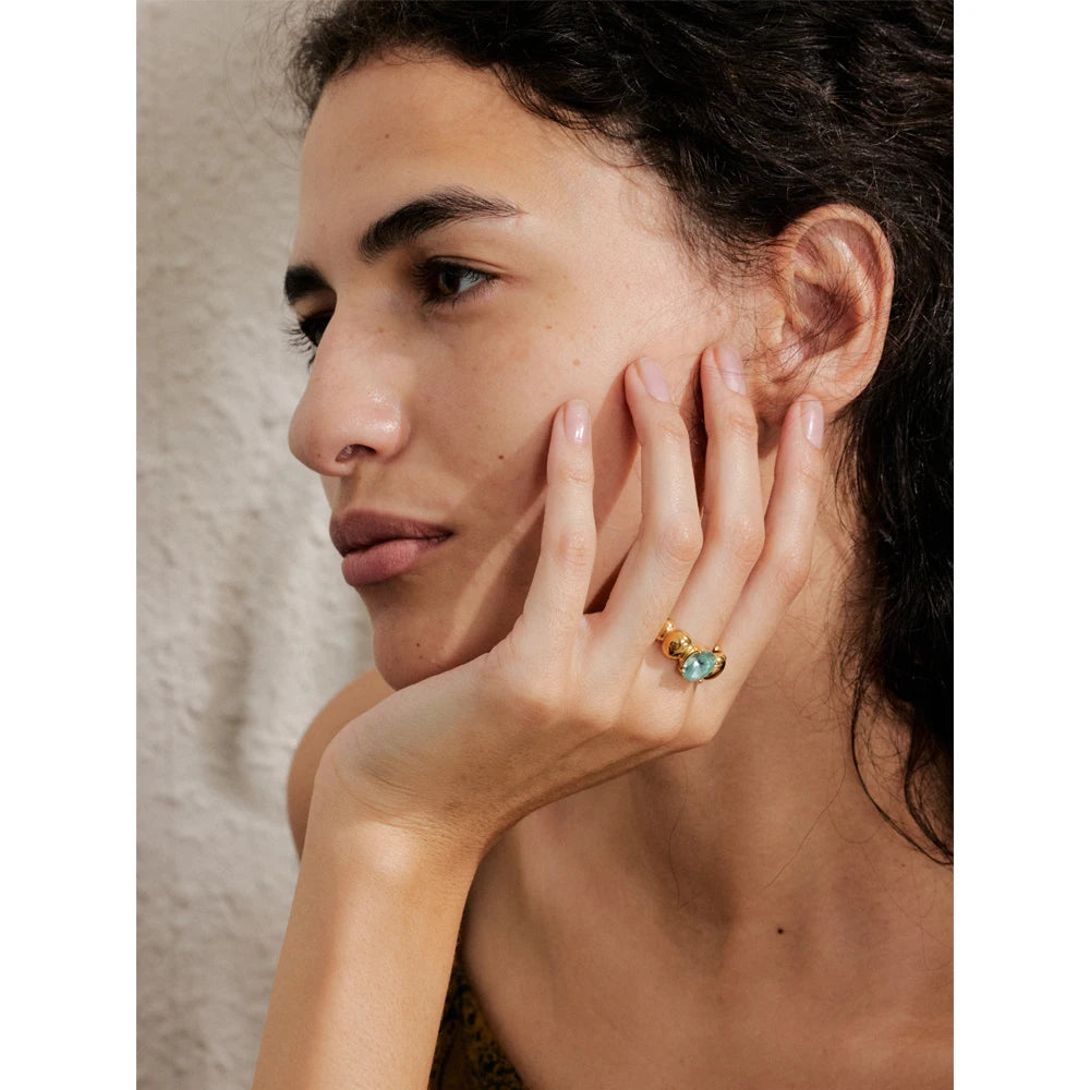 Isalene  Marina Gem Bubble Ring