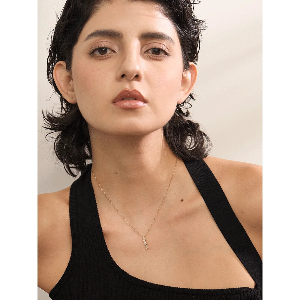 Isalene  Necklaces Aurora Triple Drop Necklace