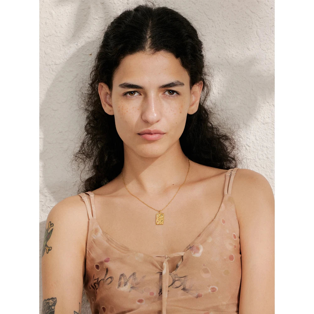 Isalene  Necklaces Gold Celestia Talisman Necklace