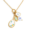 Isalene  Necklaces Gold Eloria Garden Charm Necklace