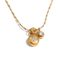 Isalene  Necklaces Gold Juliette Charm Necklace