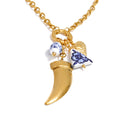 Isalene  Necklaces Gold Lucienne Charm Story Necklace
