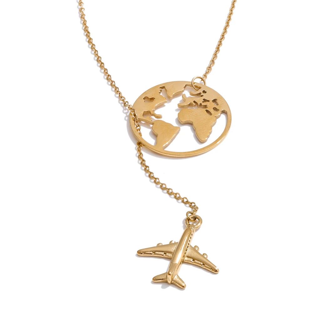 Isalene  Necklaces Gold Odette Voyage Necklace