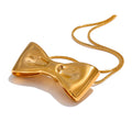 Isalene  Necklaces Gold Sabine Bow Necklace