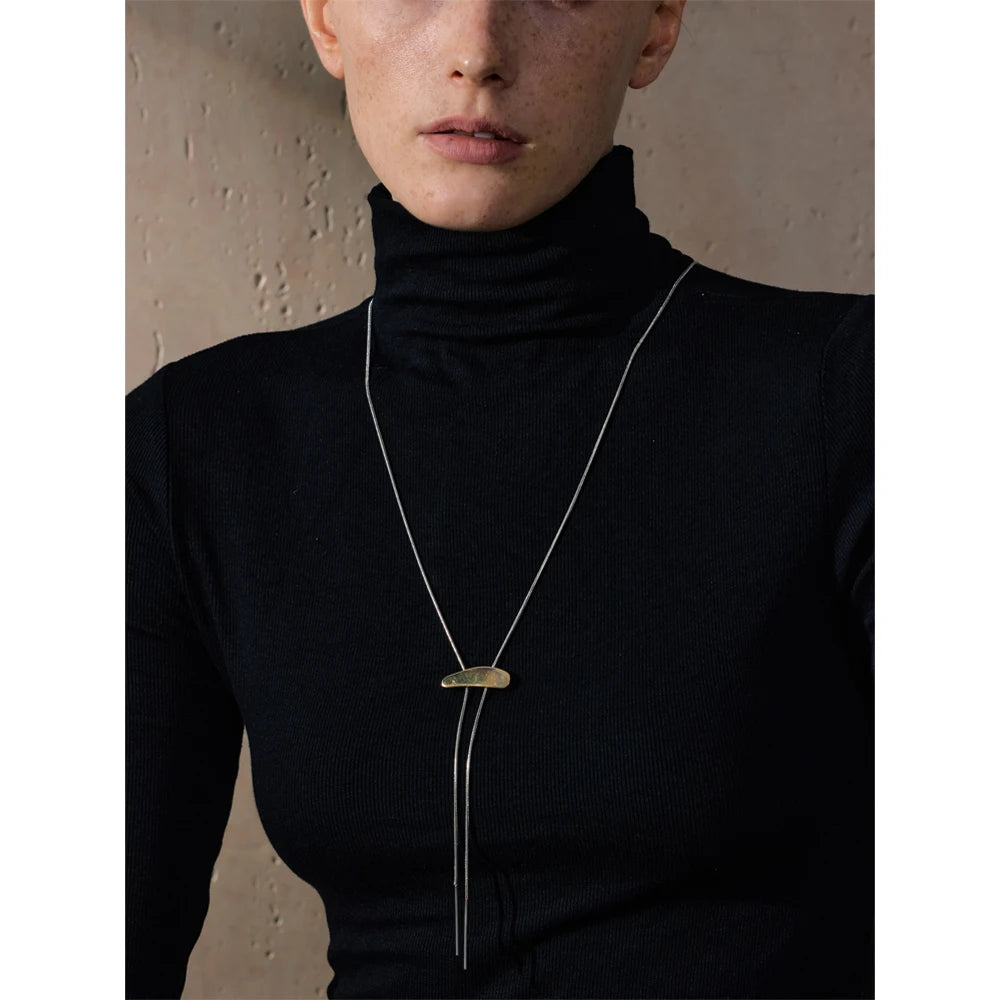 Isalene  Necklaces Gold & Silver Serpent Flow Necklace