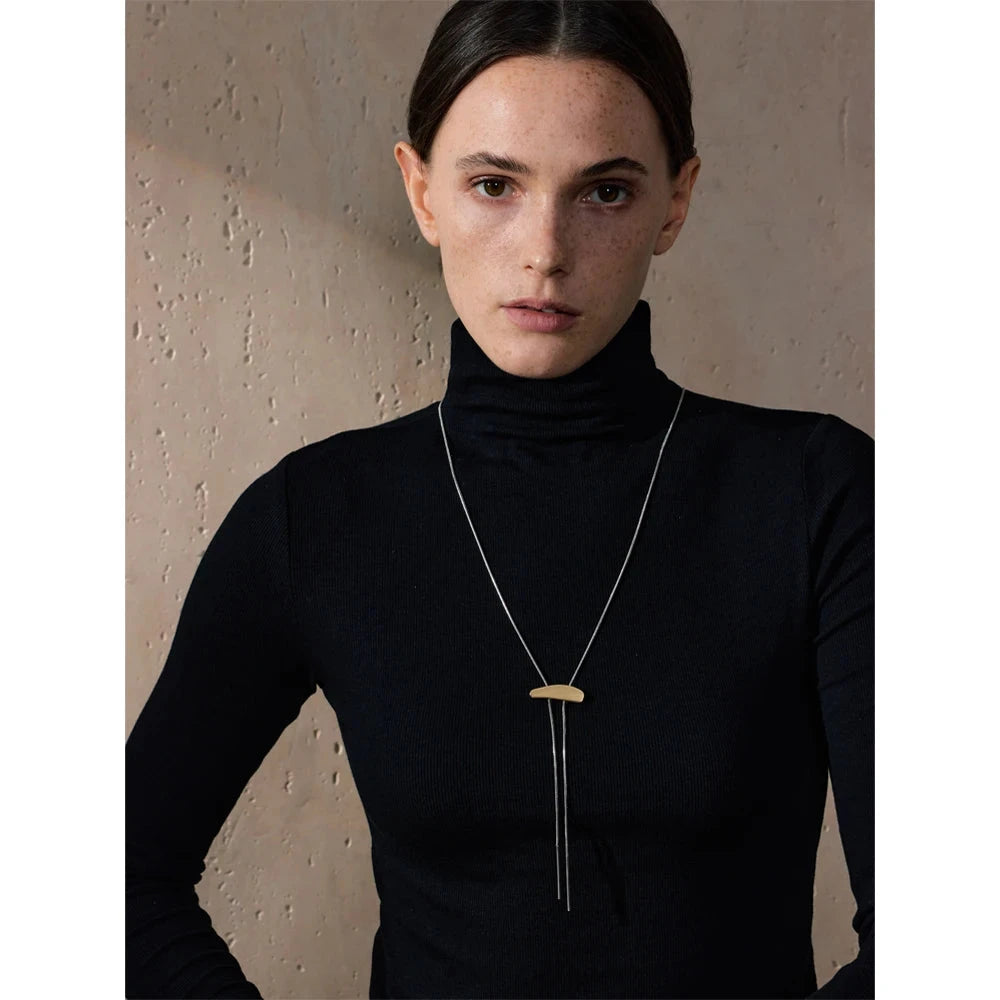 Isalene  Necklaces Gold & Silver Serpent Flow Necklace