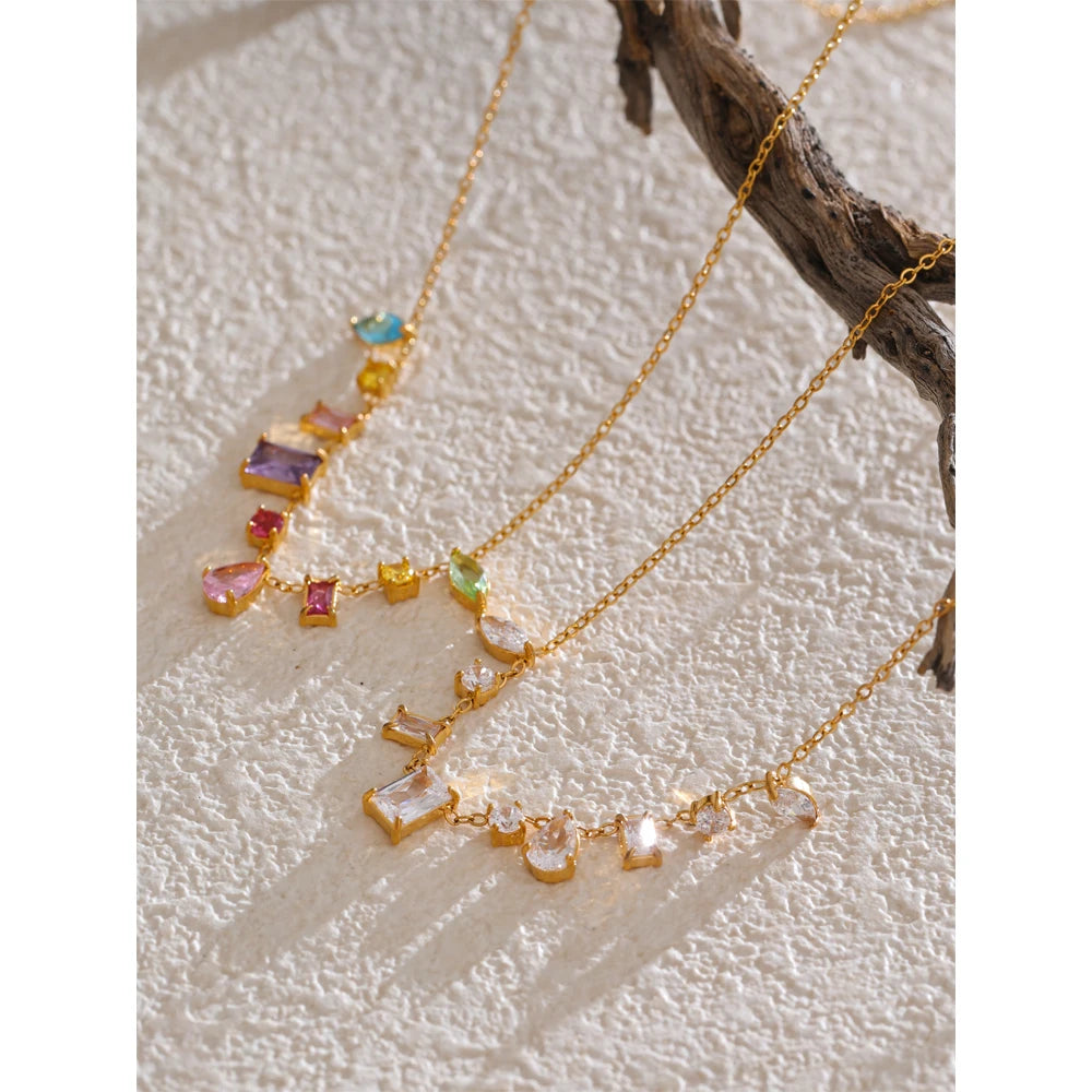 Isalene  Necklaces Lucienne Crystal Necklace