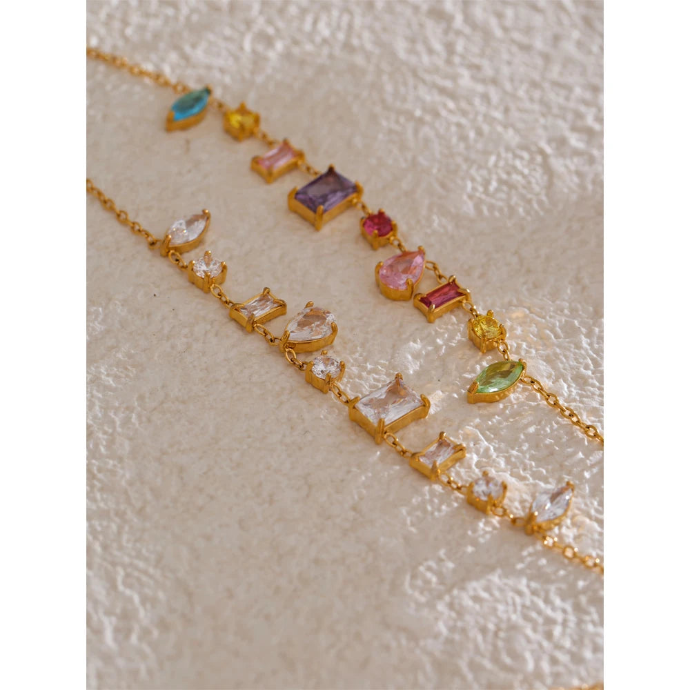 Isalene  Necklaces Lucienne Crystal Necklace