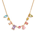 Isalene  Necklaces Multi Color Lucienne Crystal Necklace