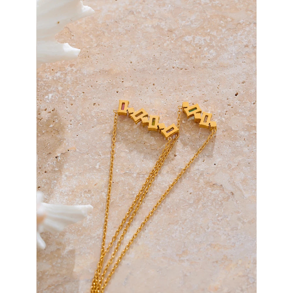 Isalene  Necklaces Prism Arc Necklace