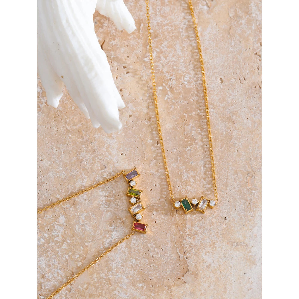 Isalene  Necklaces Prism Arc Necklace